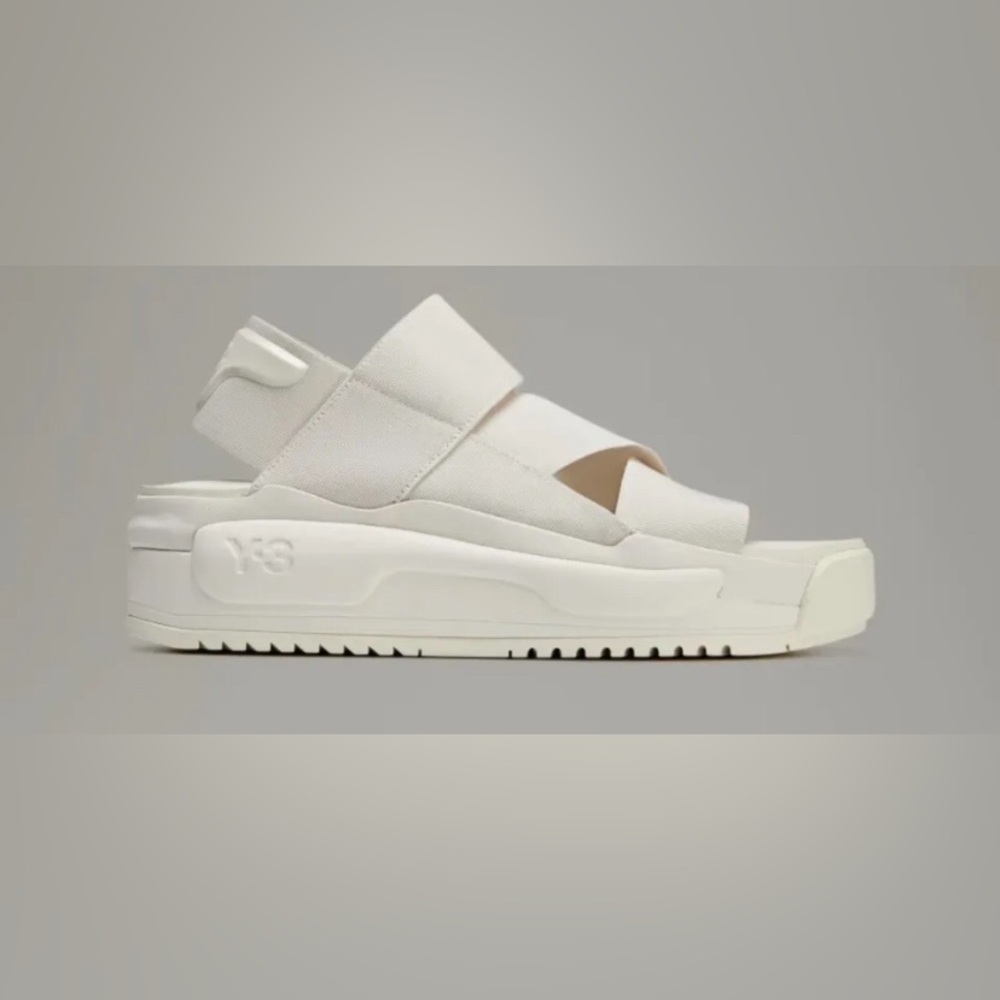 Adidas Y-3 Rivalry Sandals Yohji Yamamoto Off White FZ6400 Mens Size 11 11.5